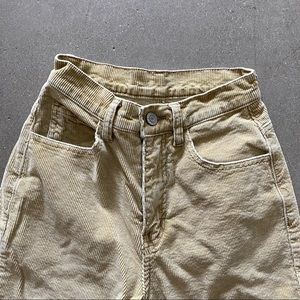 brandy tan cord pants